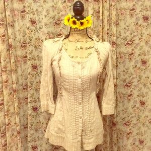 Hazelnut Baby-Doll Blouse